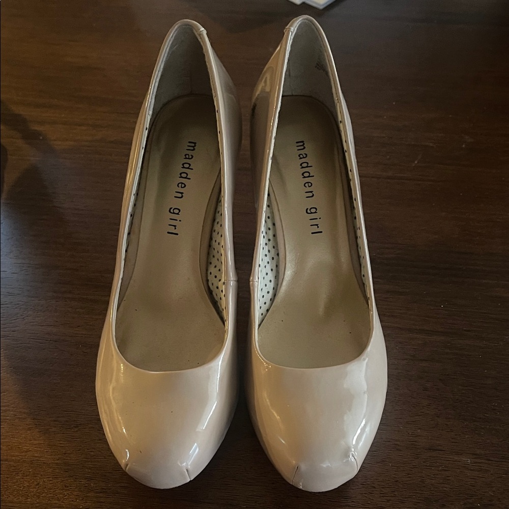 Madden Girl Beige Heels